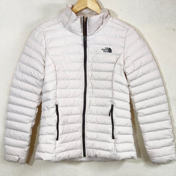 The North Face Woman's Stretch Down Jacket White Small - Picture 1 of 7